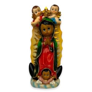 Our Lady Of Guadalupe Baby Face Statue Virgin Mary Catholic Virgen De Guadalupe‎